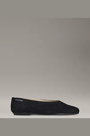 Calvin Klein Wildleder-Ballerinas