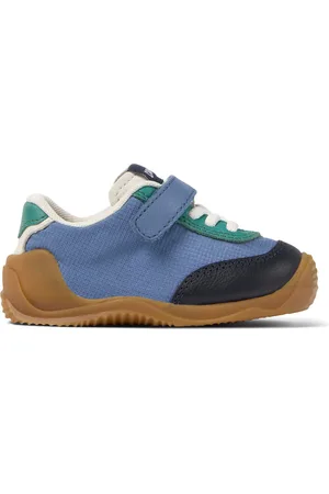 Camper Dadda - Sneaker für ERSTE SCHRITTE - Blau,Weiß,Grün, Größe 21, Textile/Glattleder