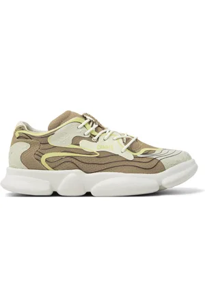 Camper Karst - Sneaker für Damen - Beige,Grau,Weiß, Größe 36, Textile