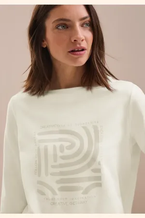 CECIL Shirt mit Frontprint