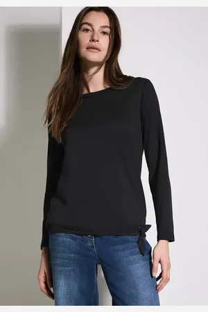 CECIL Shirt mit Knoten am Saum