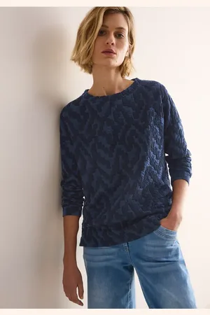 CECIL Jaquard Strukturshirt