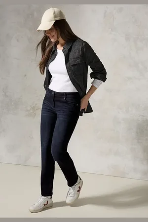 CECIL Thermo Jeans Straight Leg