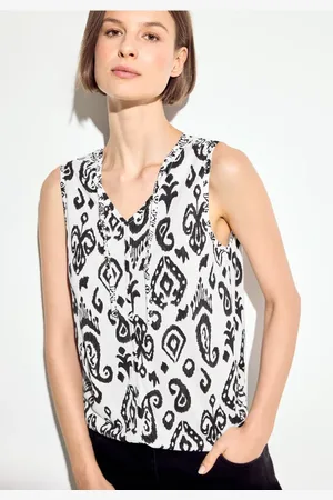 CECIL Top mit Ornament Print