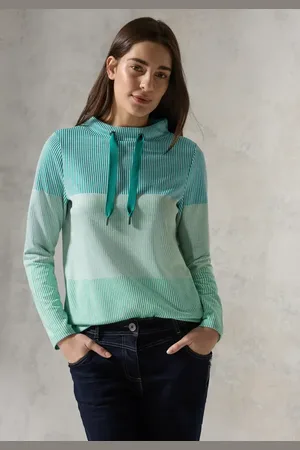 CECIL Gestreiftes Colorblock Shirt