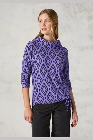 CECIL Flauschiges Shirt mit Print