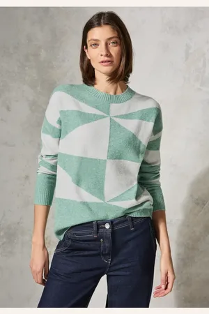CECIL Gemusterter Pullover