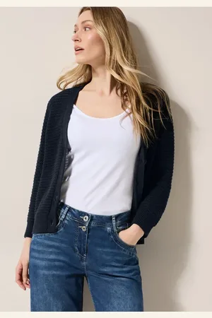 CECIL Cardigan mit Häkel-Struktur