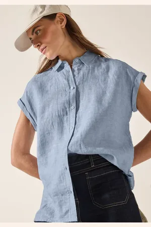 CECIL Chambray Leinenbluse