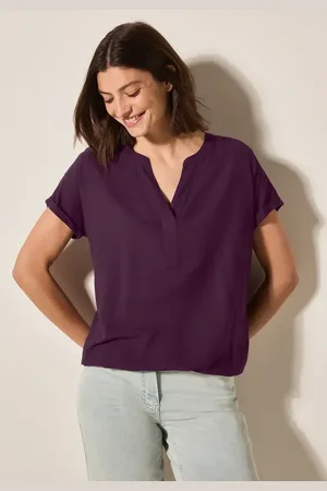 CECIL Bluse in Unifarbe