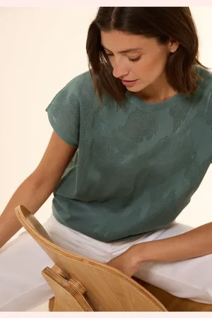 CECIL Ärmelloser Strickpullover