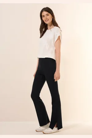 CECIL Bootcut Leggings mit Schlitz