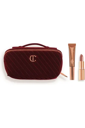 Charlotte Tilbury Super Nudes Sculpting Secrets & Large Makeup Bag - Makeup & Bag Kit