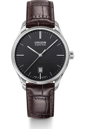 Union Glashütte Herrenuhr Viro Datum 41 mm