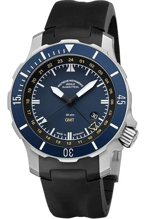 Mühle-Glashütte Herrenuhr Einsatzuhren Seebataillon GMT M1-28-62