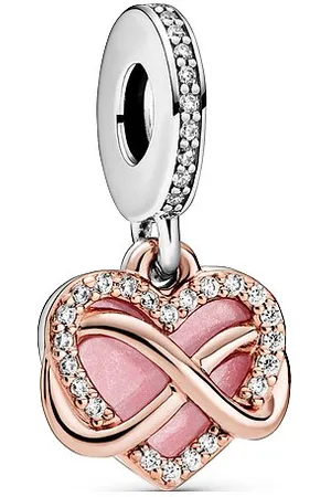 PANDORA Charm Moments Funkelndes Unendlichkeits-Herz