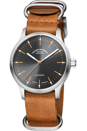 Mühle-Glashütte Unisexuhr Panova Grau