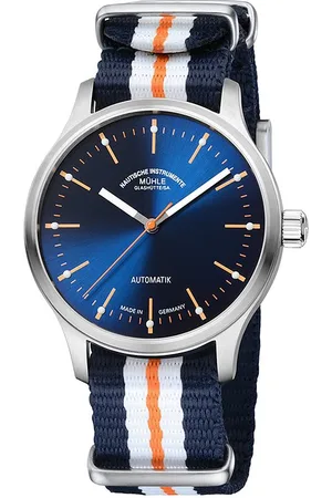 Mühle-Glashütte Unisexuhr Panova Blau M1-40-72