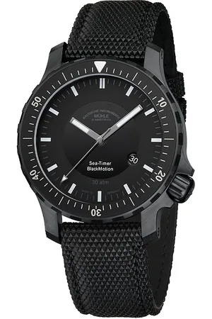 Mühle-Glashütte Herrenuhr Sea-Timer Blackmotion M1-41-83