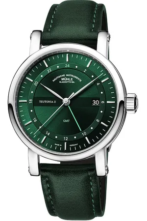 Mühle-Glashütte Herrenuhr Teutonia II GMT M1-33-96-LB