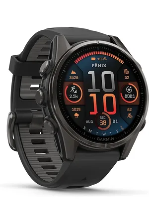 Garmin Smartwatch Fenix 8 - 43 mm AMOLED Sapphire Carbongrau Titan