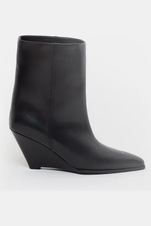 Closed Damen Wedge Boots aus Leder