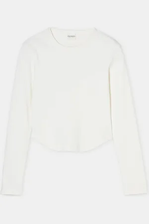 Closed Damen Langarmshirt aus Bio-Baumwoll-Mix
