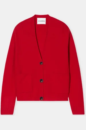 Closed Damen Strickjacke aus Wolle