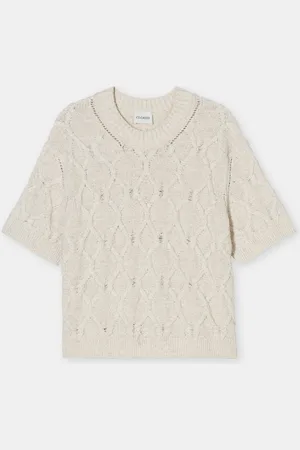 Closed Damen Kurzarm-Strickpullover