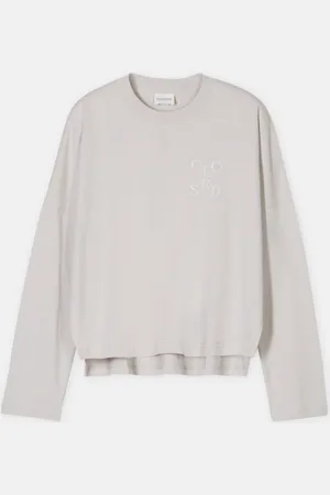 Closed Damen Langarmshirt aus Bio-Baumwolle
