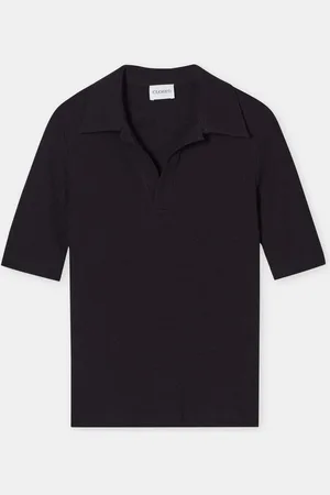 Closed Damen Poloshirt aus Bouclé-Jersey