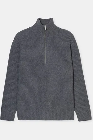 Closed Herren Half-Zip-Pullover aus Wolle