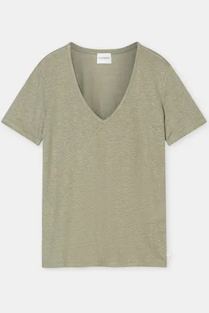 Closed Damen T-Shirt aus Leinen