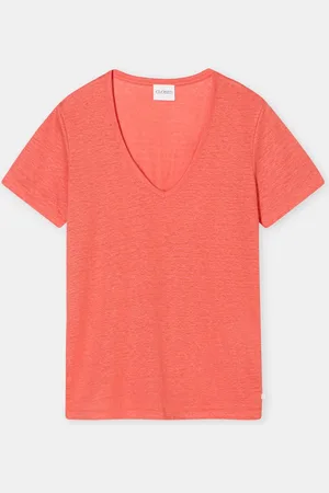 Closed Damen T-Shirt aus Leinen
