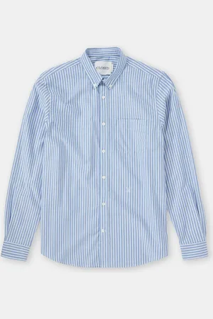 Closed Herren Oxford-Hemd mit Streifen