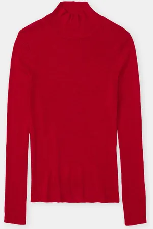 Closed Damen Langarmshirt aus Woll-Mix