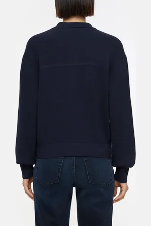 Closed Damen Strickjacke aus Baumwoll-Kaschmir-Mix