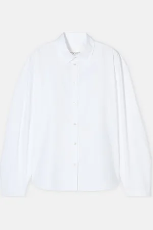 Closed Damen Bluse aus Baumwoll-Popeline