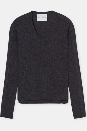 Closed Damen Strick-Langarmshirt