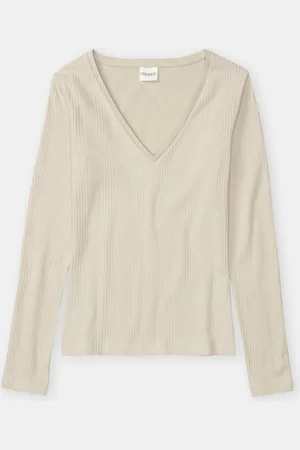 Closed Damen Langarmshirt aus Baumwoll-Mix