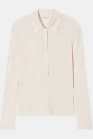 Closed Damen Poloshirt aus Baumwoll-Mix