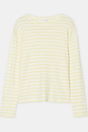 Closed Damen Langarmshirt aus Bio-Baumwoll-Mix
