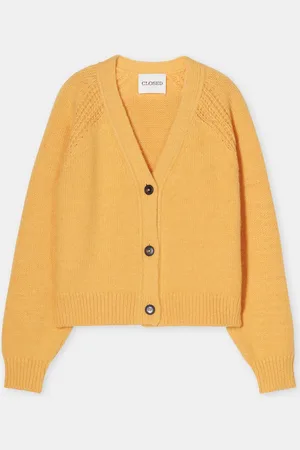 Closed Damen Strickjacke aus Alpaka-Mix