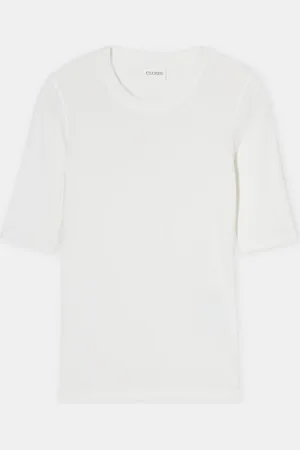 Closed Damen T-Shirt aus Baumwoll-Mix