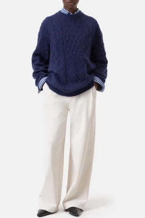Closed Damen Pullover aus Mohair-Woll-Mix