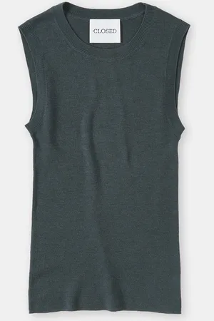Closed Damen Top aus Bio-Woll-Mix