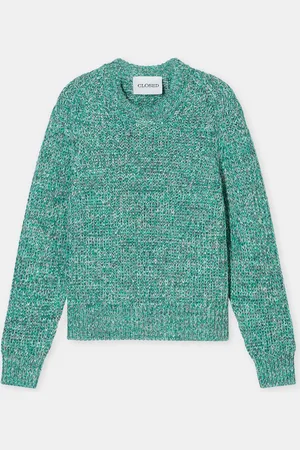 Closed Damen Mouliné-Pullover aus Bio-Baumwolle