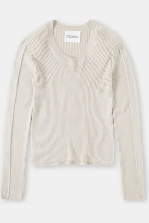 Closed Damen Strick-Langarmshirt