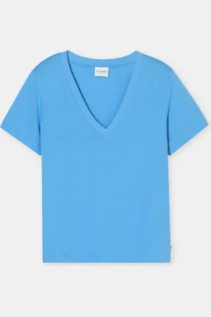Closed Damen T-Shirt mit V-Ausschnitt
