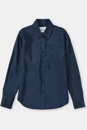 Closed Damen Bluse aus Cupro